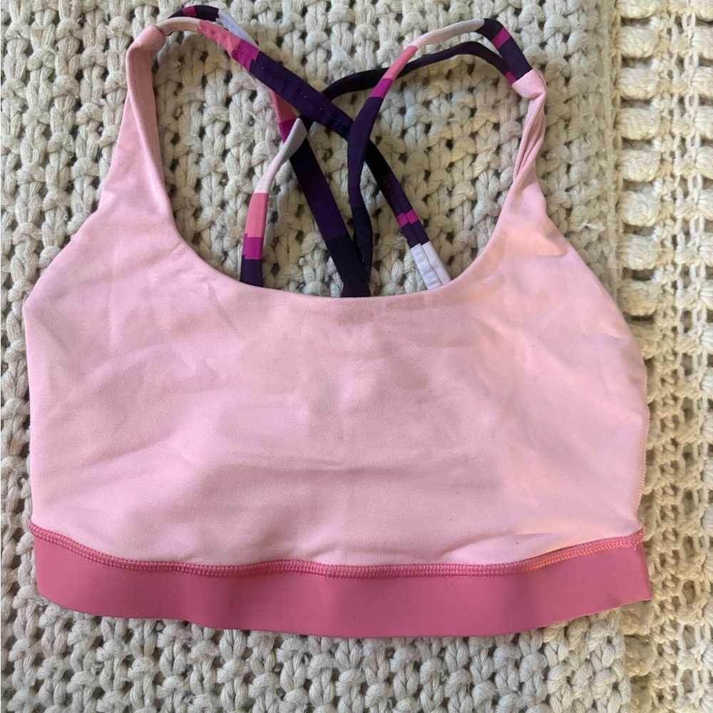 lululemon Pink Sports Bra